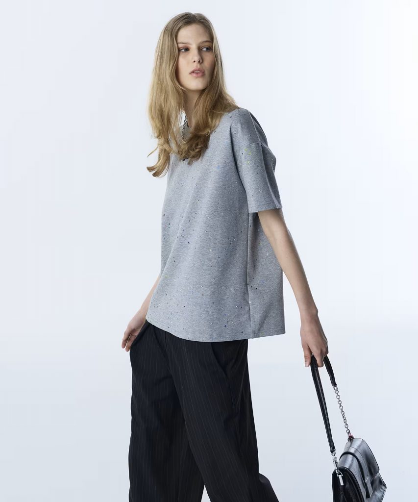 TWIST Hotfıx Basklı T-shirt TS1260070054