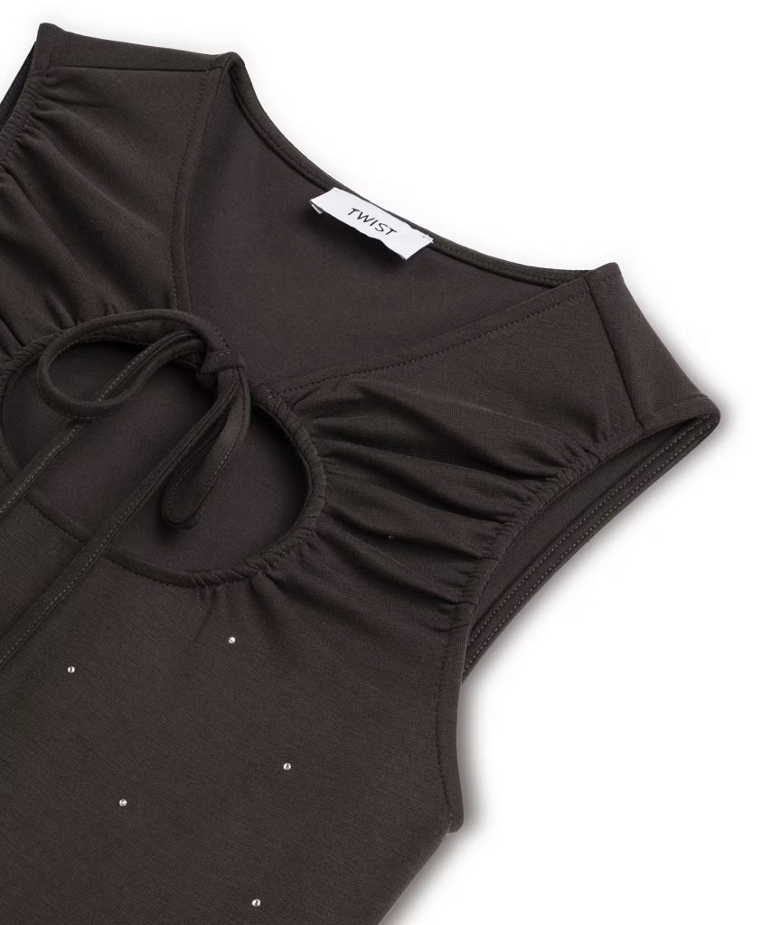 TWIST Hotfıx Baskılı Cutout Tişört TS1260070067