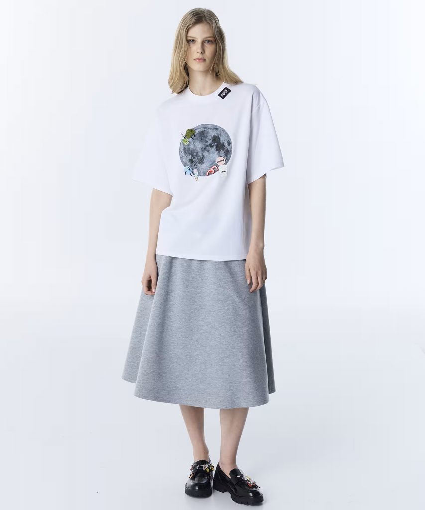 TWIST Görsel Baskılı  ve Patch'li Tişört TS1260070087