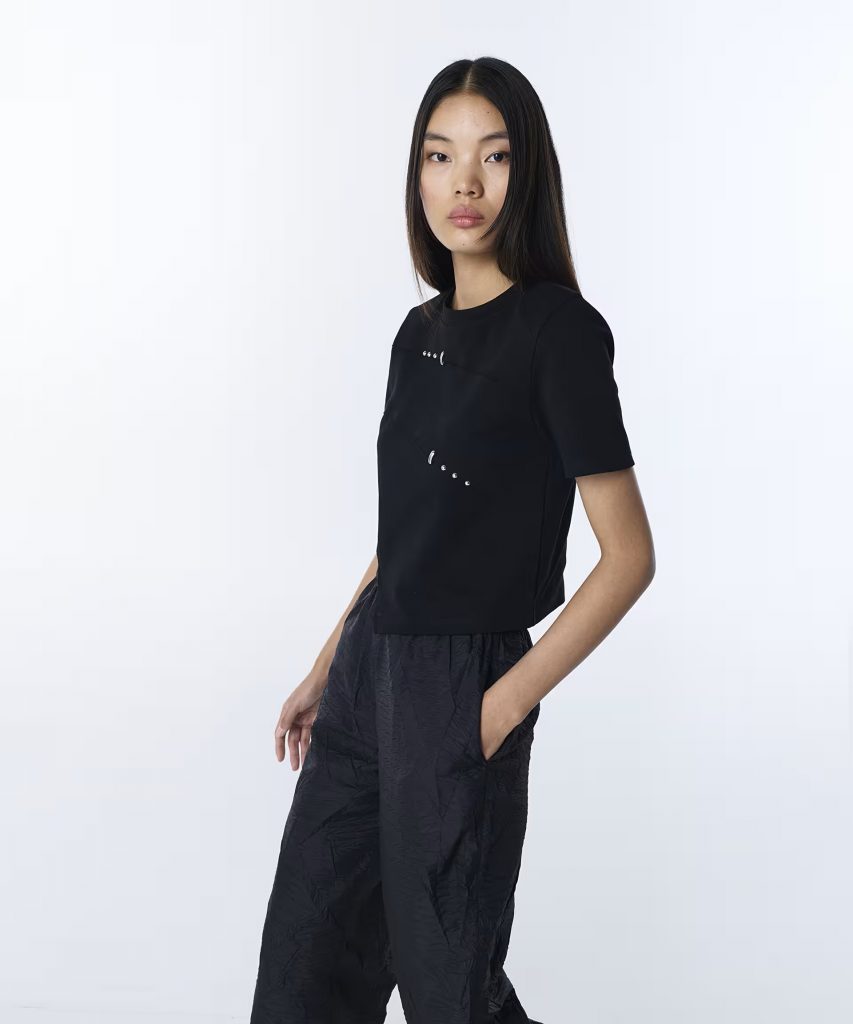 TWIST Metal Aksesuarlı T-shirt TS1260070090