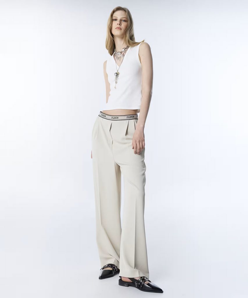 TWİST V YAKA BASIC TİŞÖRT TS1260070092 - EKRU