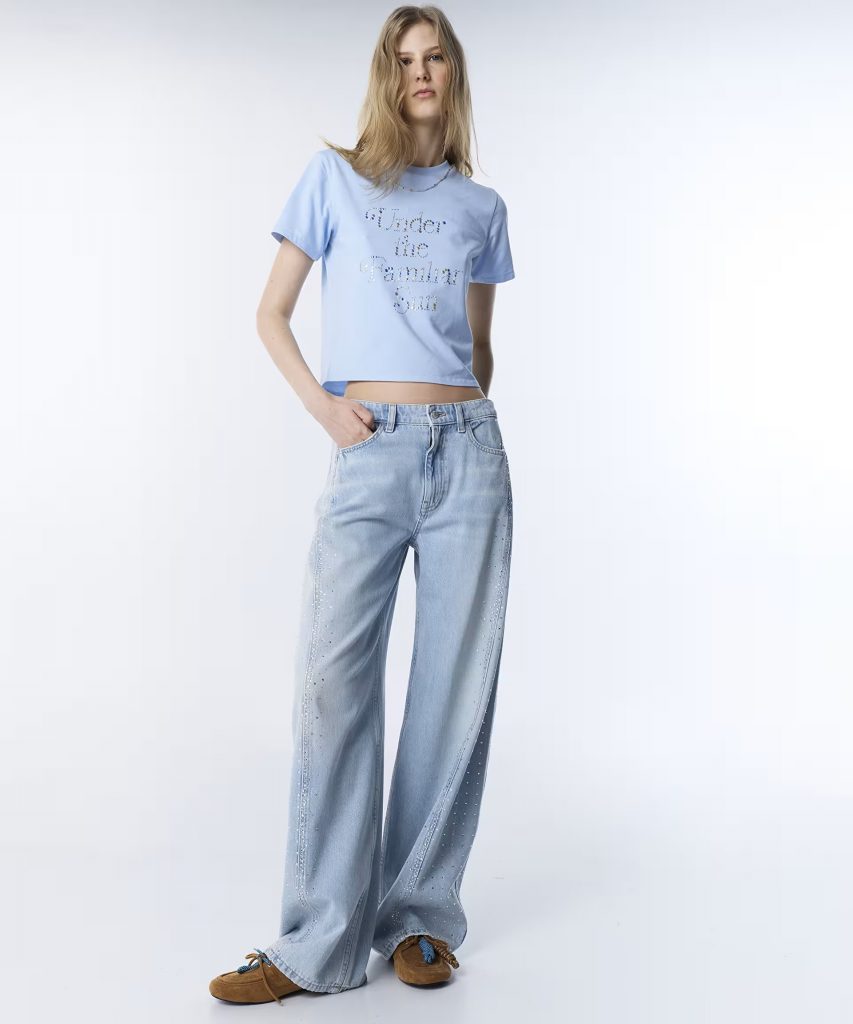 TWİST Renkli Trok Baskılı T-Shirt TS1260070096