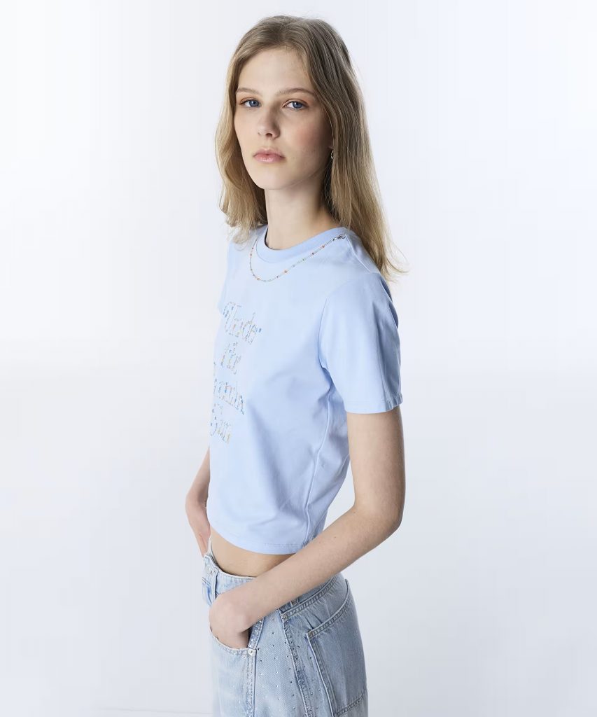 TWİST Renkli Trok Baskılı T-Shirt TS1260070096