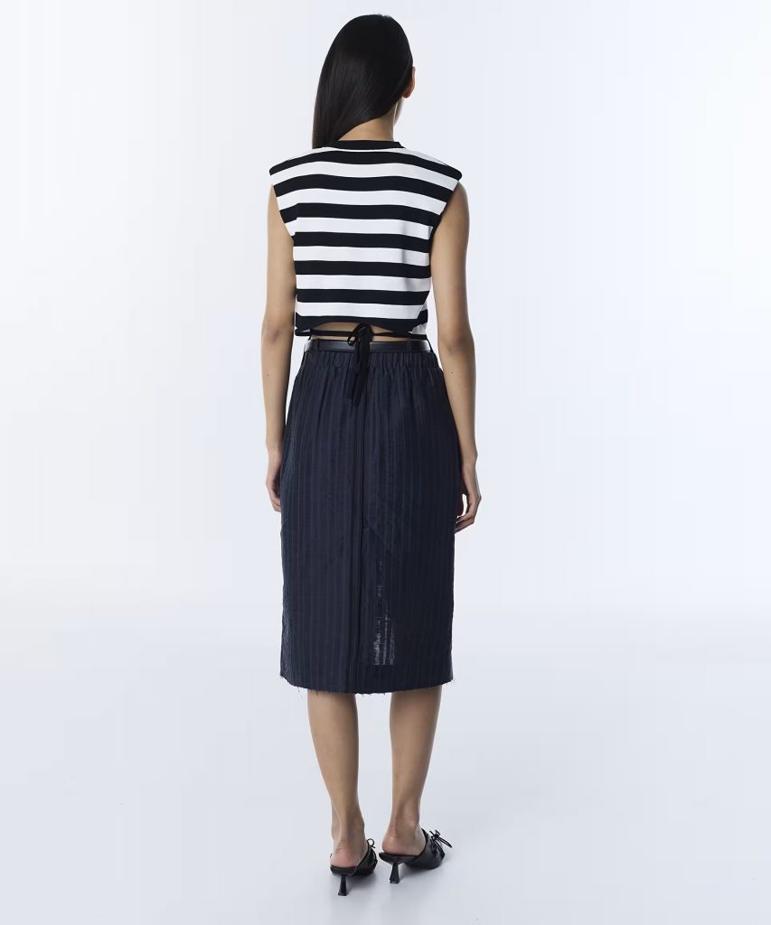 TWIST Çizgi Desen Tişört TS1260050059