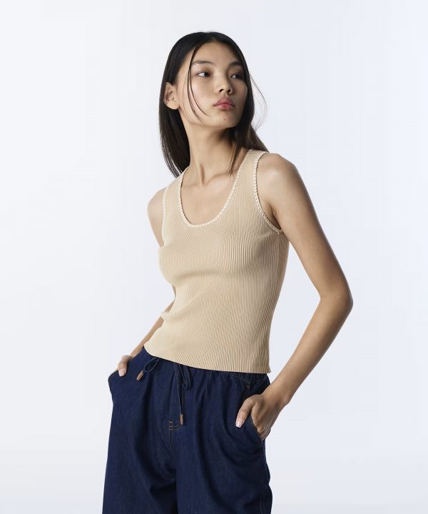 TWİST Kontrast Dikişli Triko TS1260050070