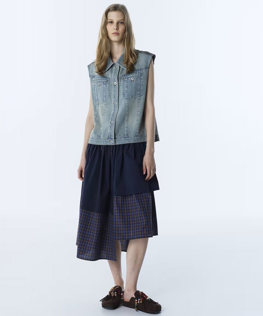 TWİST KUMAŞ MIX JEAN YELEK TS1260007015