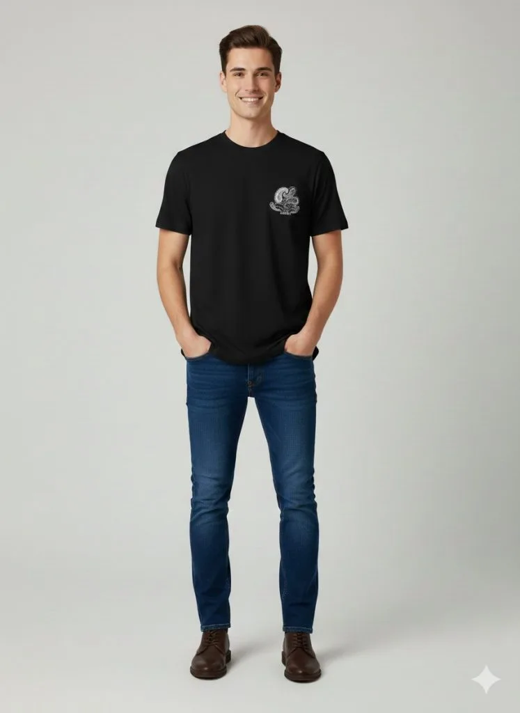 XINT Baskı Detaylı T-shirt 502342