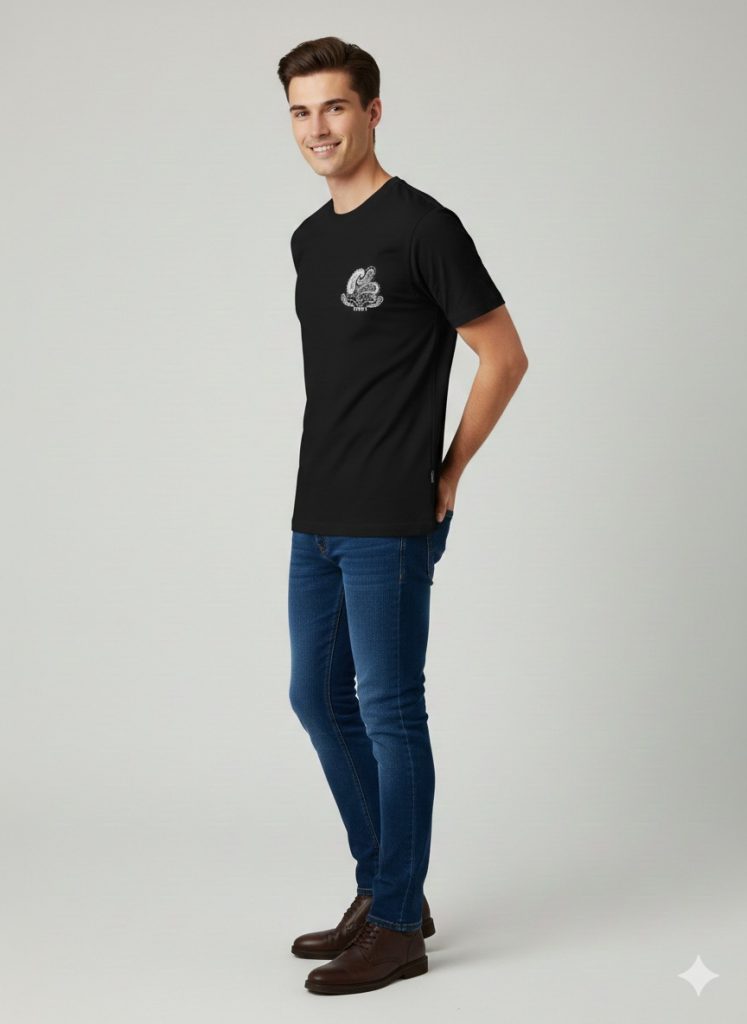 XINT Baskı Detaylı T-shirt 502342