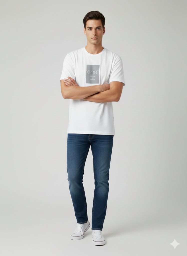 XINT Yuvarlak YakaT-shirt  502343