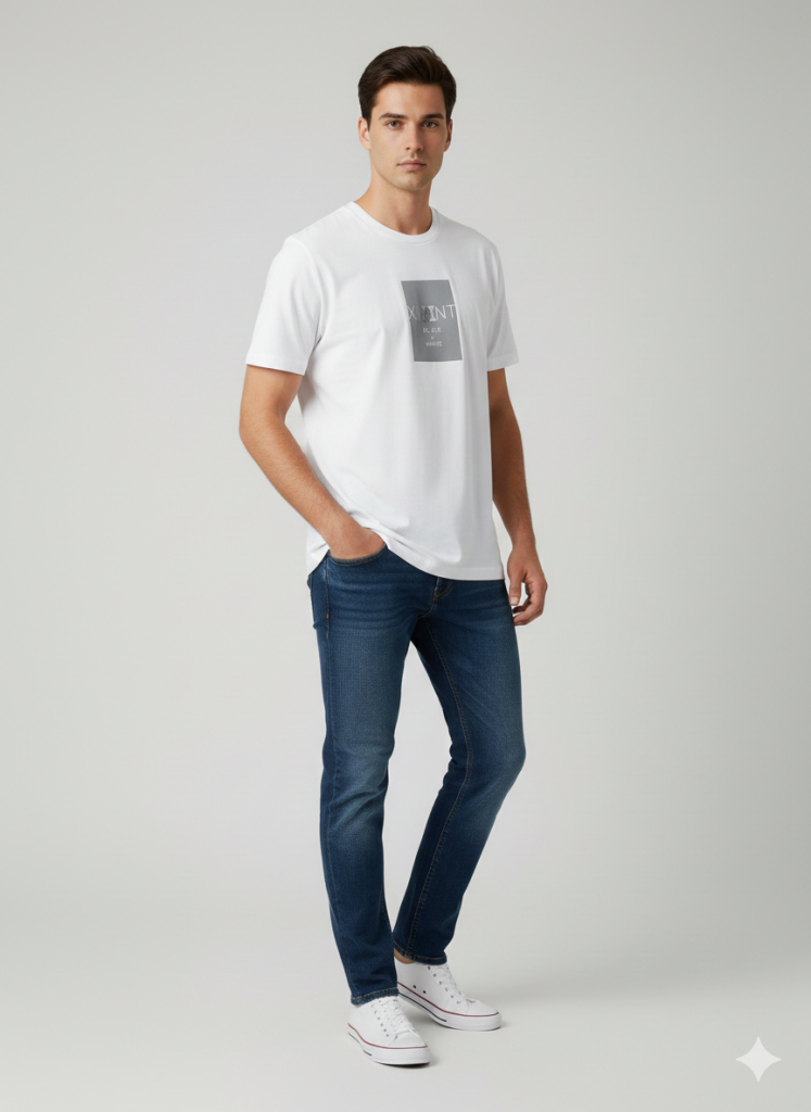 XINT Yuvarlak YakaT-shirt  502343