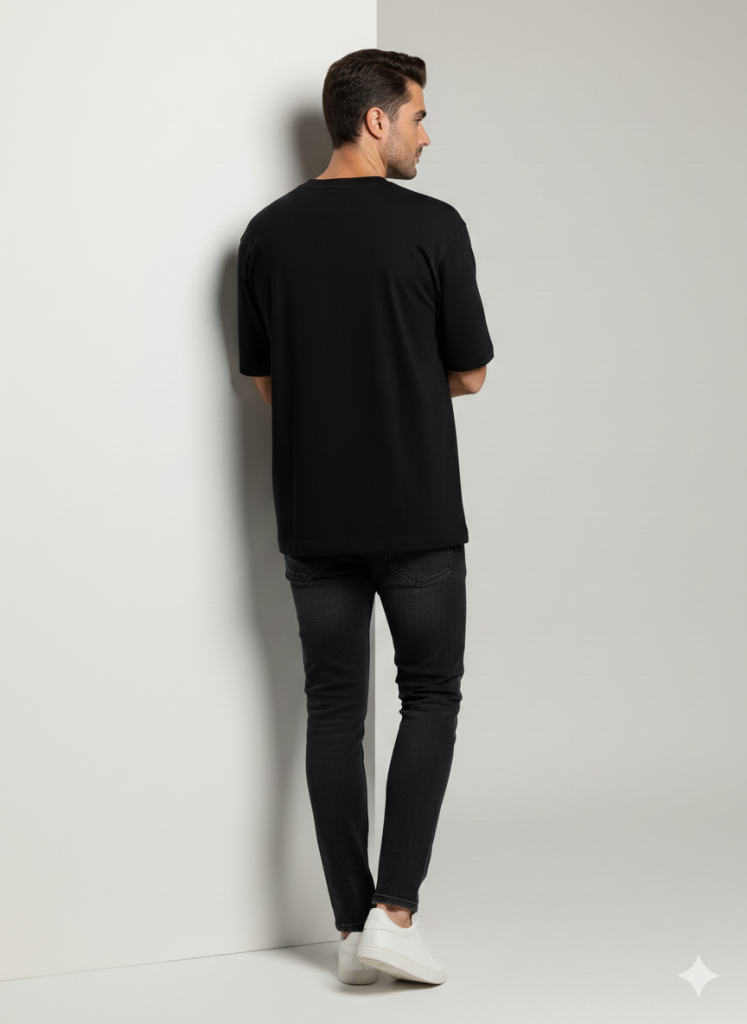 XINT Yuvarlak YakaT-shirt  502343 - Siyah