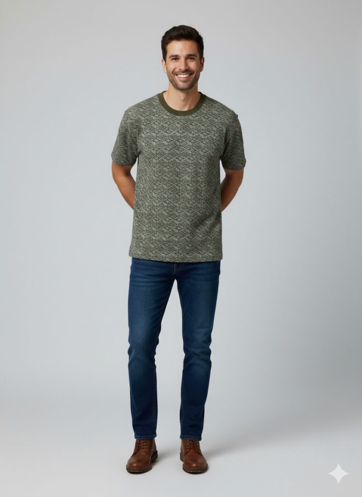 XINT Yuvarlak Yaka  T-shirt 502412