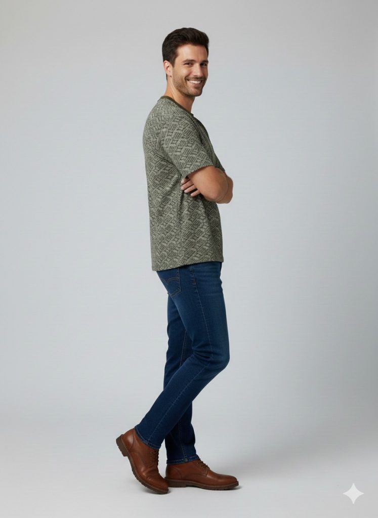 XINT Yuvarlak Yaka  T-shirt 502412