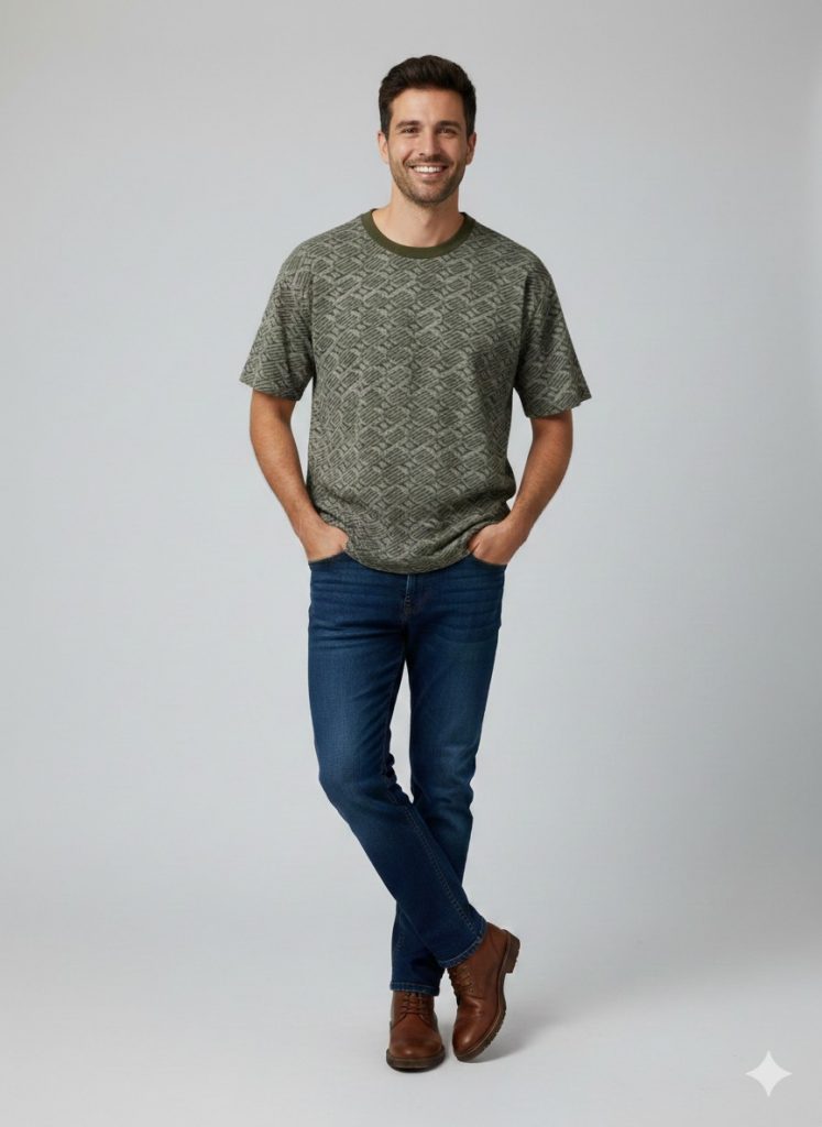 XINT Yuvarlak Yaka  T-shirt 502412