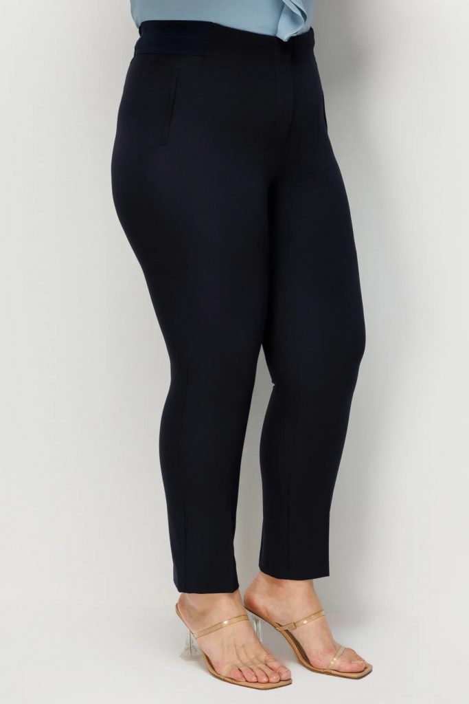 EKOL Beli Kalın Lastikli Dar Paça Pantolon 4168 - Lacivert