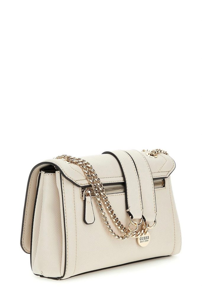 GUESS Noelle Saffiano Mini Çapraz Çanta HWZG9672210 - VİZON