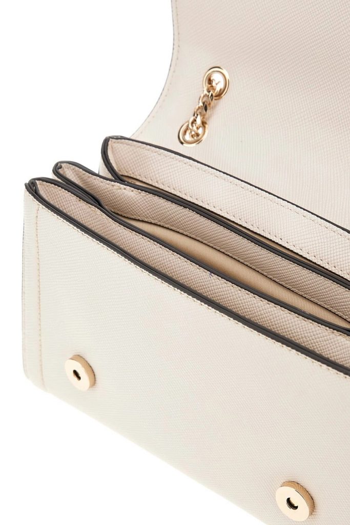 GUESS Noelle Saffiano Mini Çapraz Çanta HWZG9672210 - VİZON