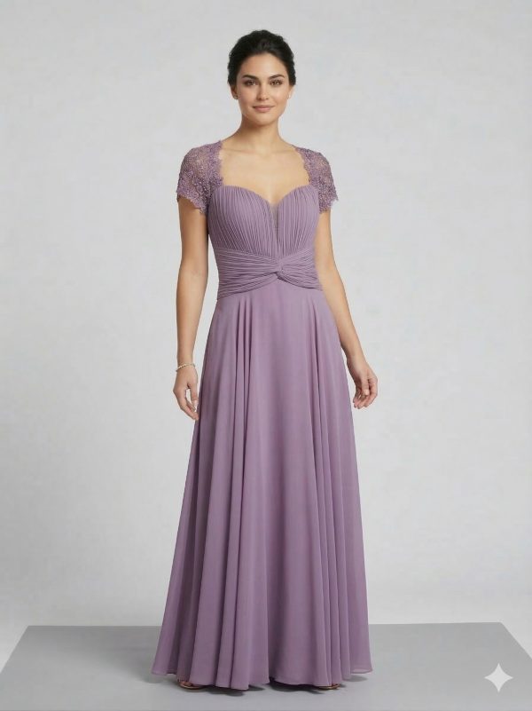 SO LADY Çiçek Detaylı Dantelli Elbise 1001