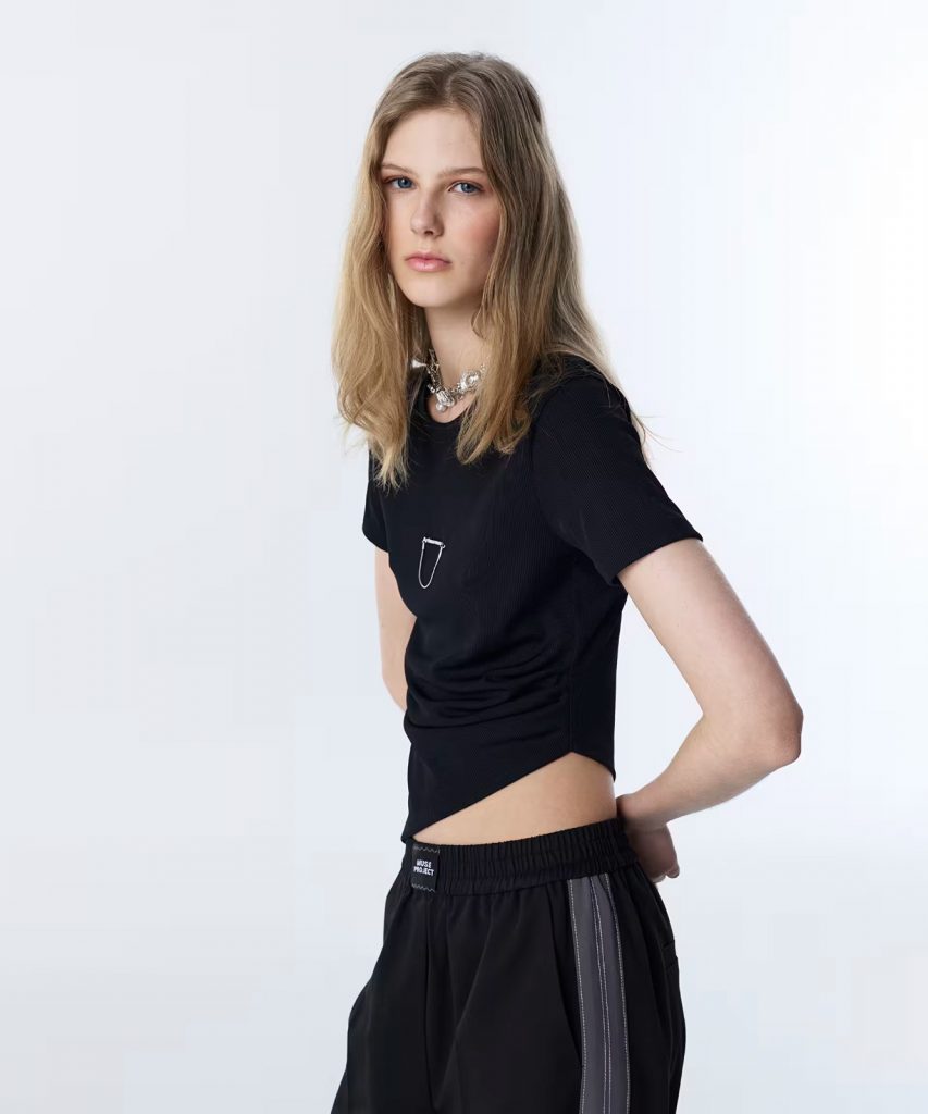 TWIST T-SHIRT TS1260070111 - Siyah