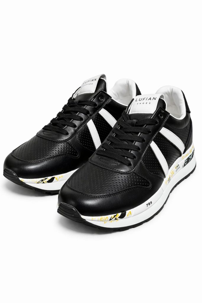LUFİAN Bağcıklı Erkek Spor Ayakkabı  111230305 - Siyah