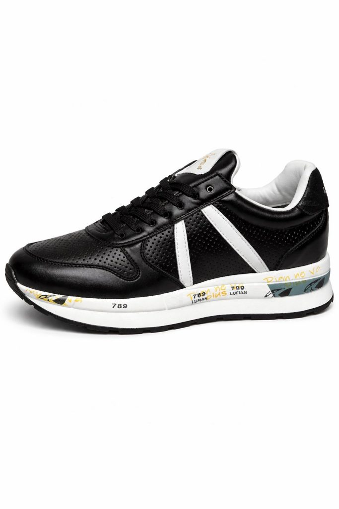 LUFİAN Bağcıklı Erkek Spor Ayakkabı  111230305 - Siyah