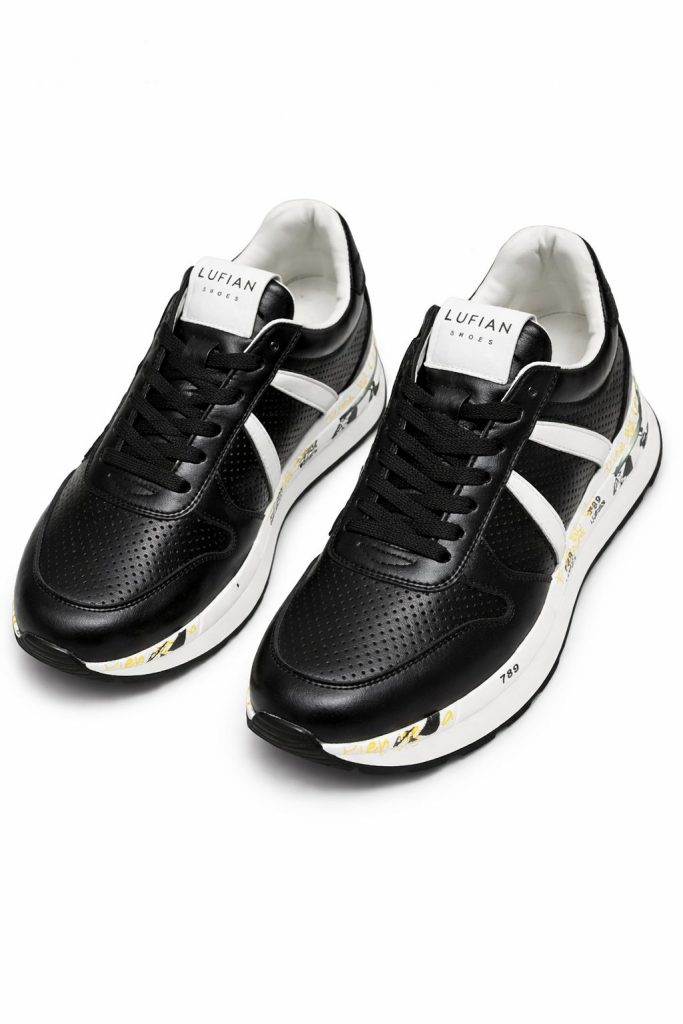 LUFİAN Bağcıklı Erkek Spor Ayakkabı  111230305 - Siyah