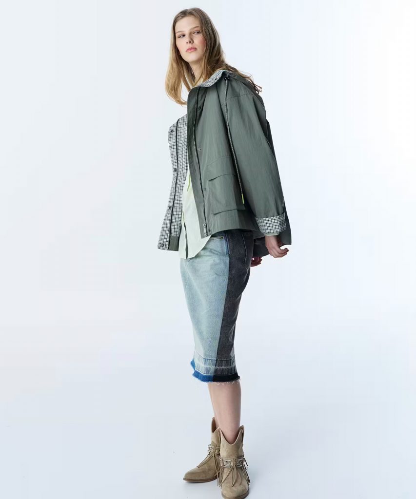 TWIST Kazayağı Desen Mix Mont  TS1260012013 - A.HAKİ