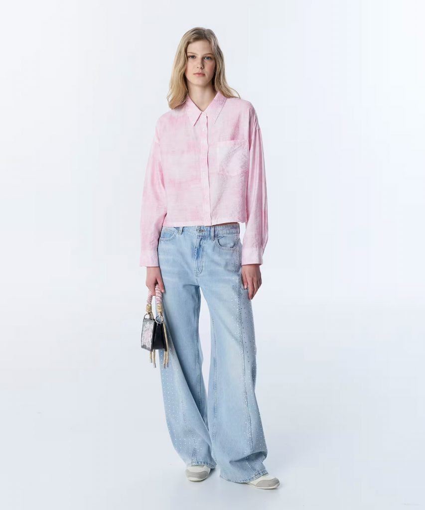 TWIST Batik Desen Gömlek  TS1260025142 - pembe