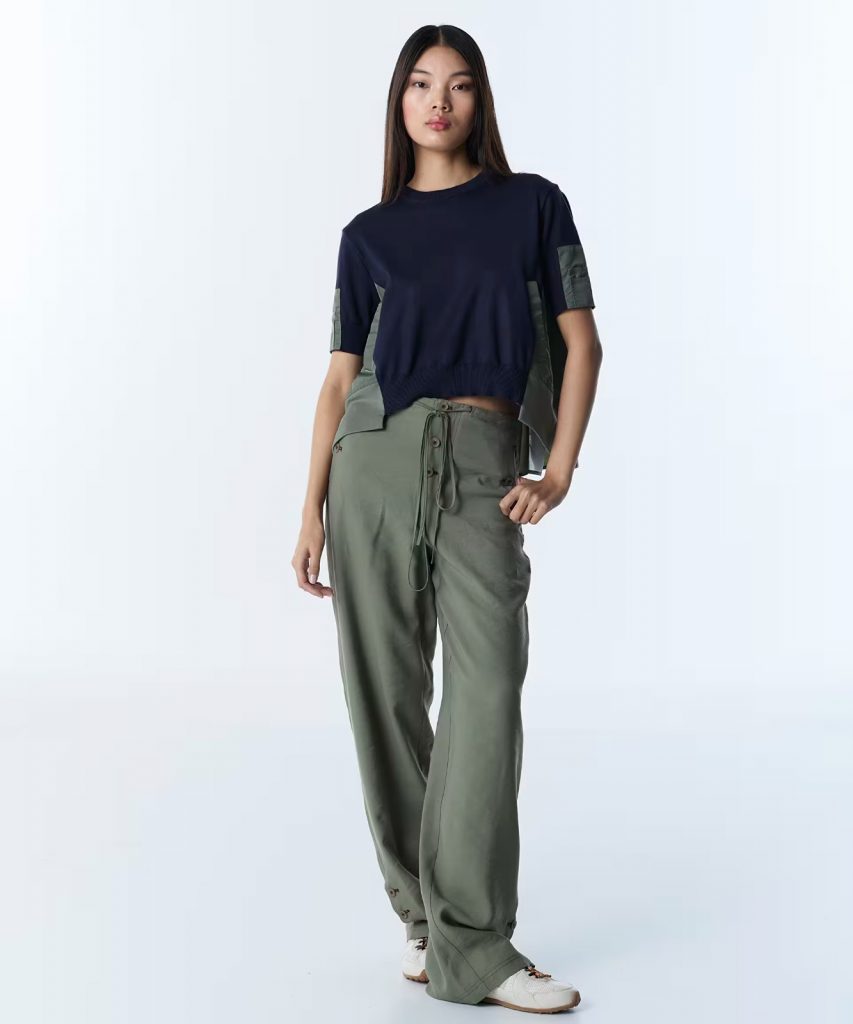 TWIST Teknik Kumaş Mix Asimetrik  Triko  TS1260050029 - Lacivert