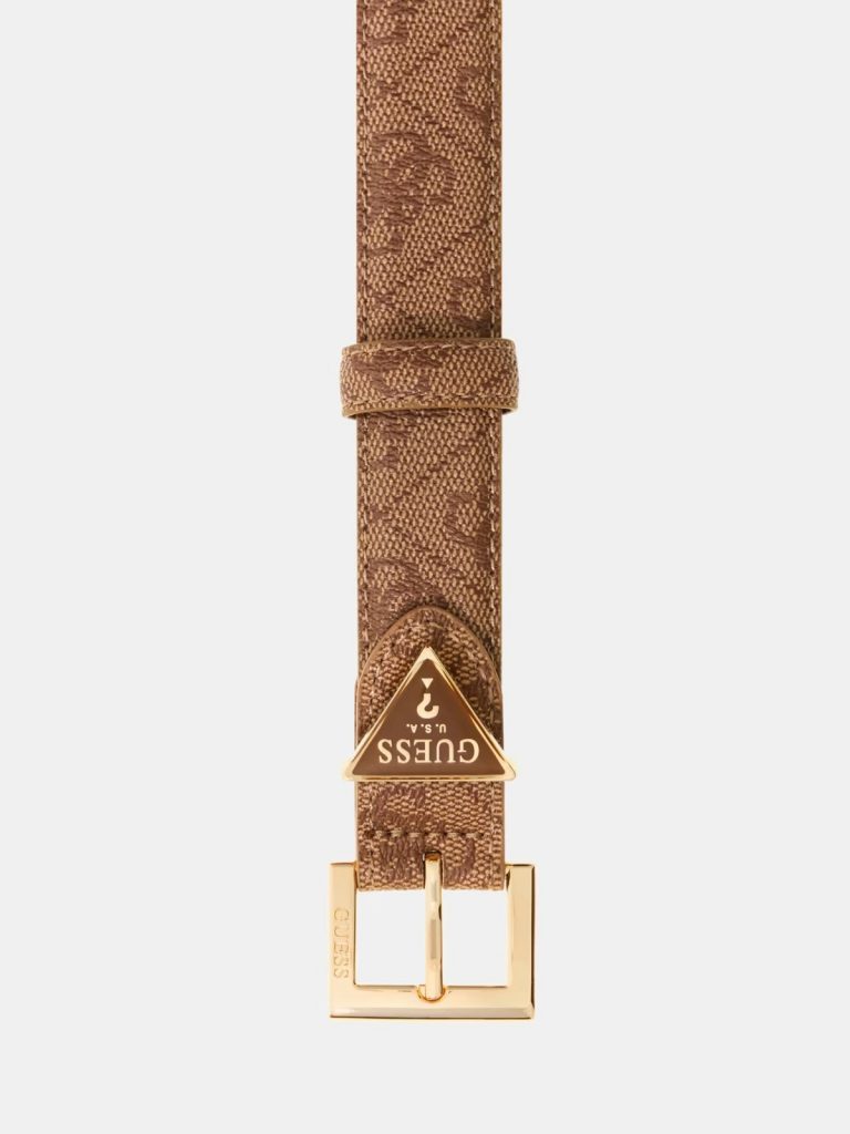 GUESS Noelle 4G Logolu Kemer BW9291P5425 - Latte