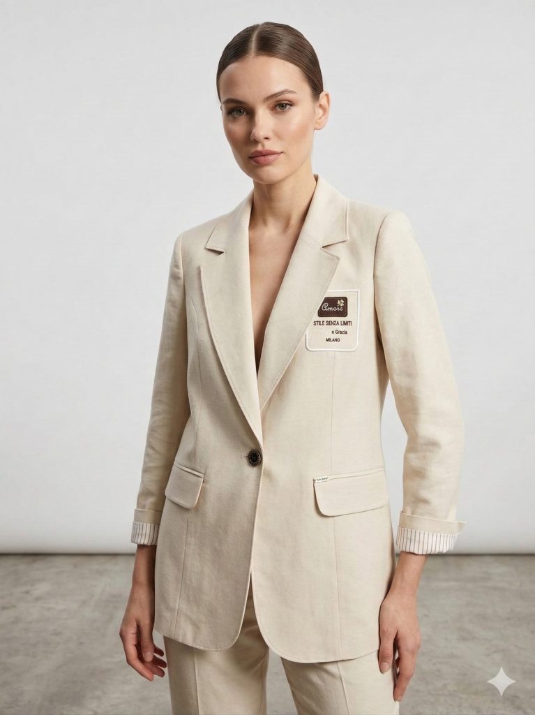 BABİLON SASİN Kapak Cepli Yarım Kol Ceket 7727 - BEJ