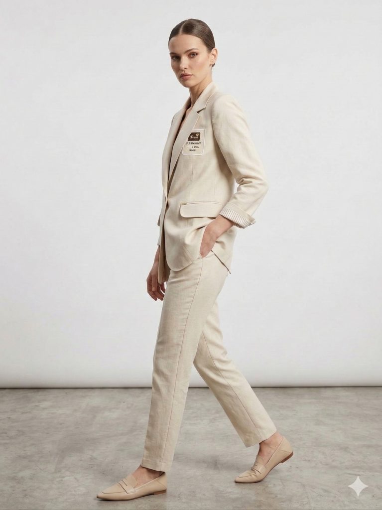 BABİLON SASİN Kapak Cepli Yarım Kol Ceket 7727 - BEJ