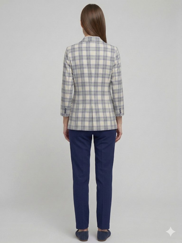 BABİLON SASİN Aksesuar Ve Cep Detaylı Ceket 7741 - MAVİ