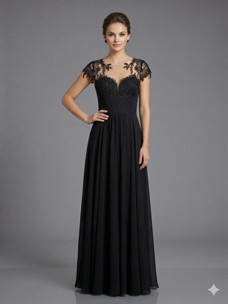 CANCECE Dantel İşlemeli Abiye 7007