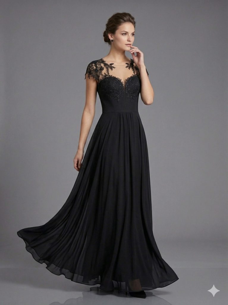 CANCECE Dantel İşlemeli Abiye 7007