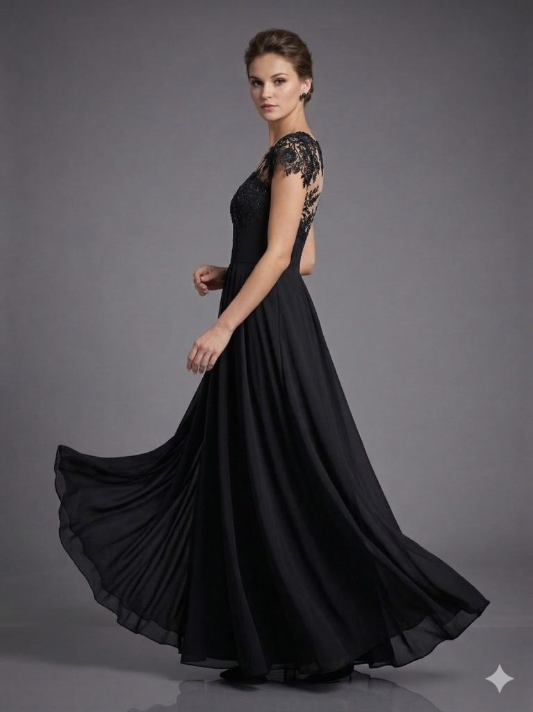 CANCECE Dantel İşlemeli Abiye 7007