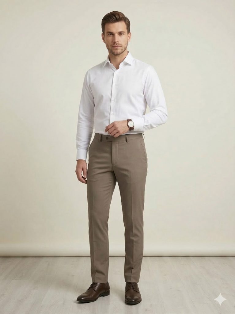 CASABA Klasik Erkek Pantolon 9364 - BEJ