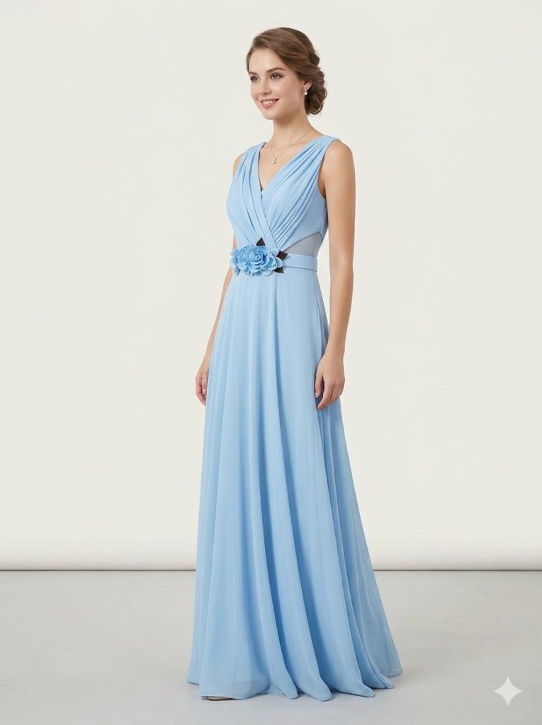 ODRELLA Çiçek Detaylı Abiye 4730