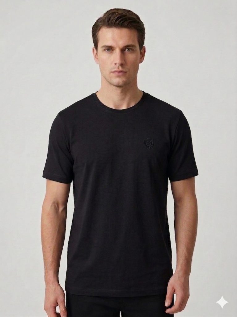 DİOR Bisiklet Yaka T-shırt 2517039 - Siyah