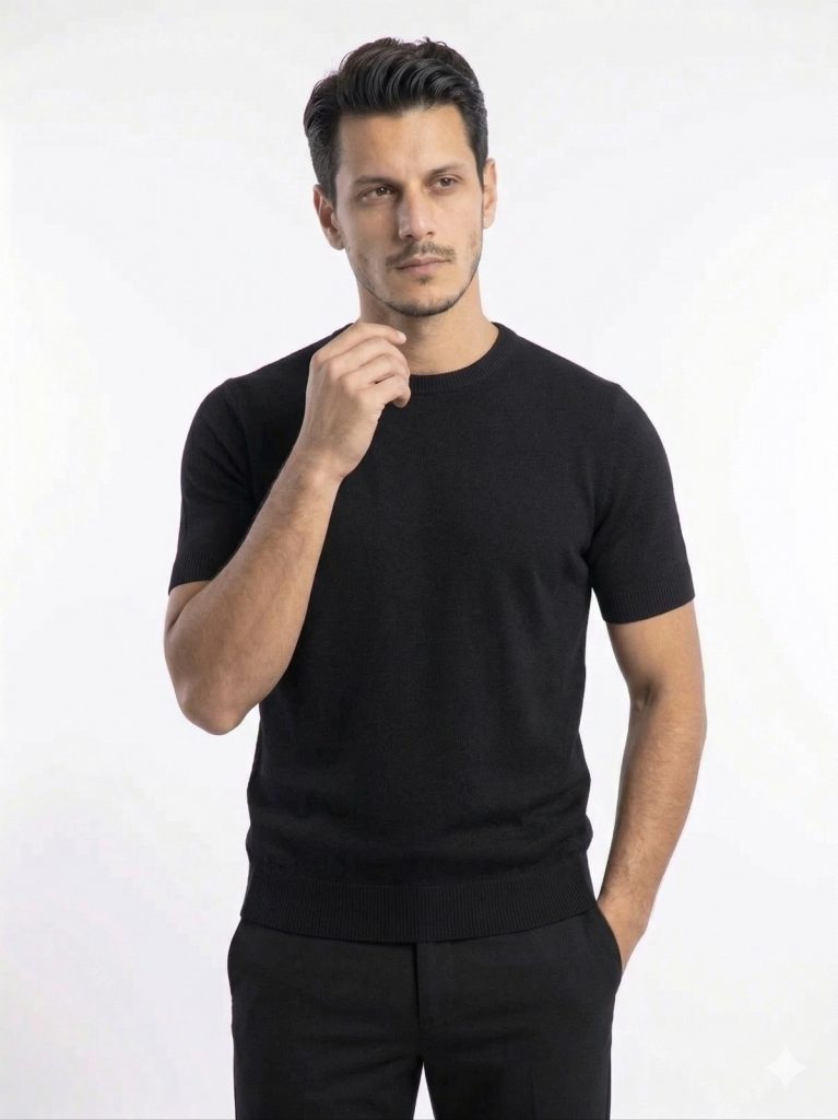 DİOR Bisiklet Yaka Triko Tişört  2615000