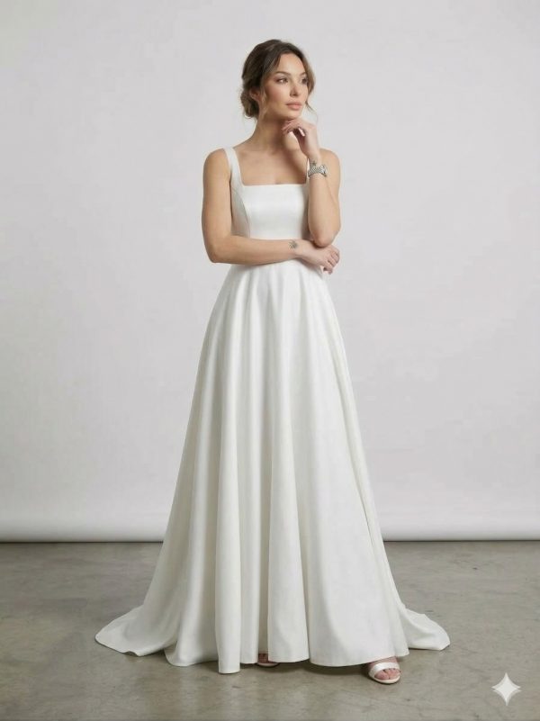 DORİDORCA Kalın Askılı Abiye Elbise 6098