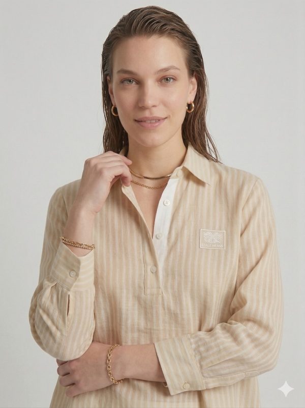 DOSSO DOSSİ SEUL Belden Bağlamalı GÖMLEK 1165