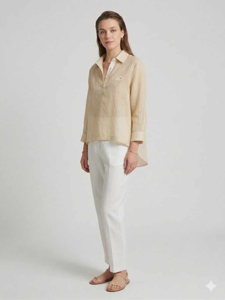 DOSSO DOSSİ SEUL Belden Bağlamalı GÖMLEK 1165