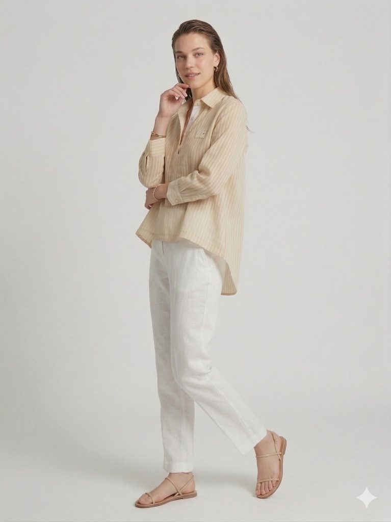 DOSSO DOSSİ SEUL Belden Bağlamalı GÖMLEK 1165 - SARI