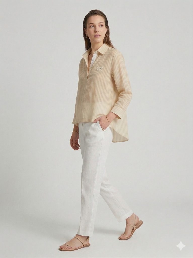 DOSSO DOSSİ SEUL Belden Bağlamalı GÖMLEK 1165 - SARI