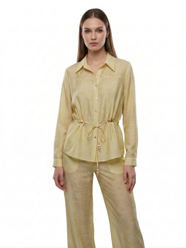 EKOL İp Kemerli Bluz 2030