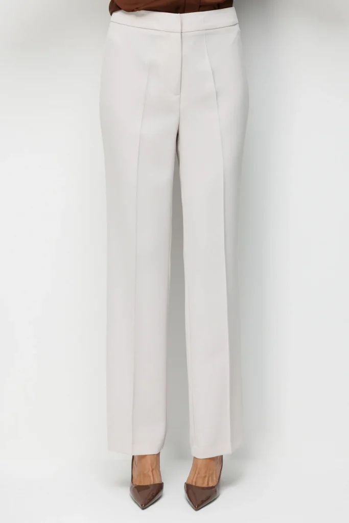 EKOL Yüksek Bel Boru Paça Pantolon 1016 - TAŞ