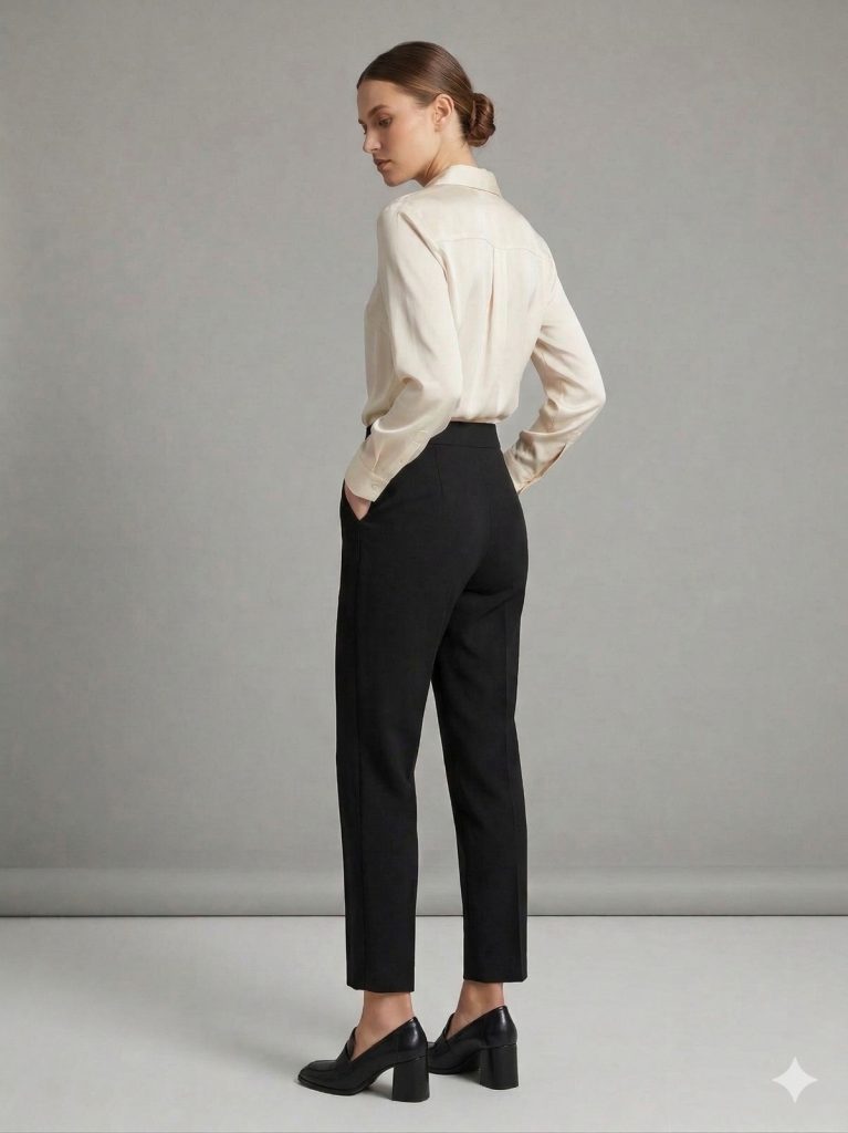 EKOL Düz Kesim Pantolon 1104 - Siyah