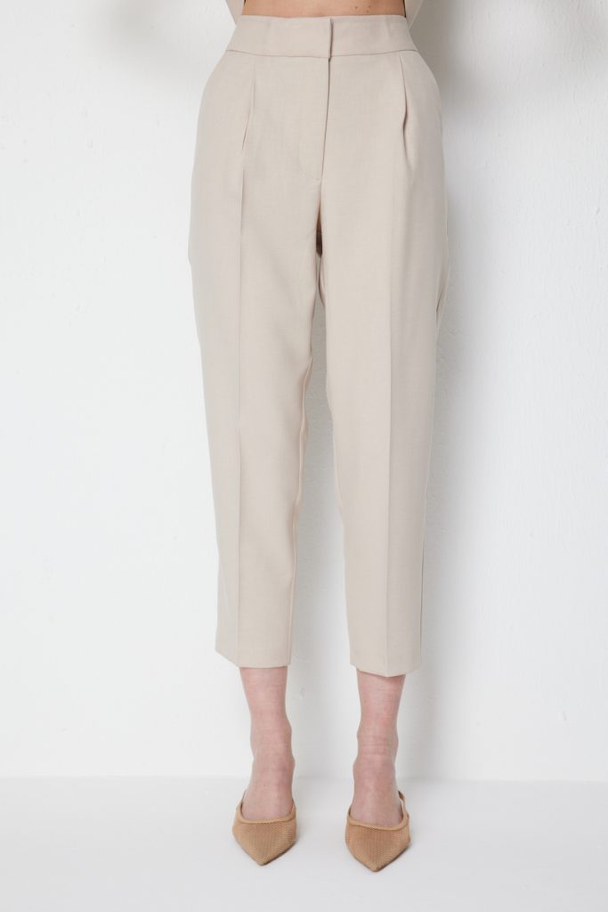 EKOL Yan Cepli Dar Paça Pantolon 1192 - KUM