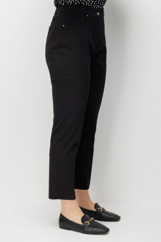 EKOL Yüksek Bel Dar Paça Pantolon 4016